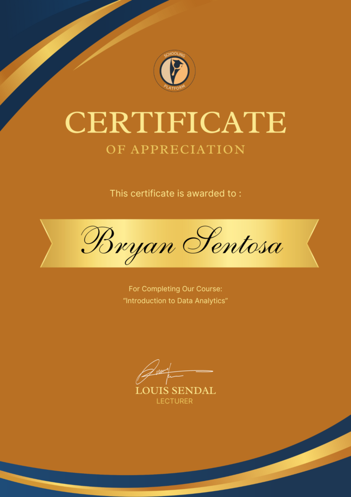 PDF Certificate